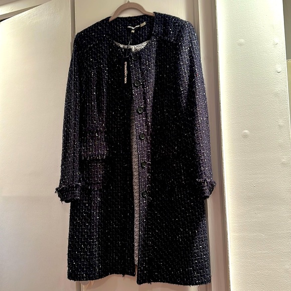 Karl Lafarfeld midi coat. Sz 12. With tags. - Picture 1 of 6